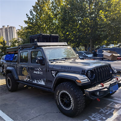 JEEP 4x4 kim loại nhôm mái xe hành lý khay nền tảng gầm gối giỏ cho JK JL TJ