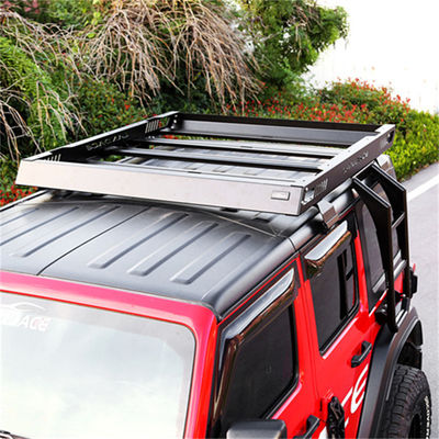 JEEP 4x4 kim loại nhôm mái xe hành lý khay nền tảng gầm gối giỏ cho JK JL TJ