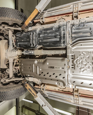 Black Powder Coated Wrangler JL ống xả trượt đĩa tùy chỉnh năm 2018-2019