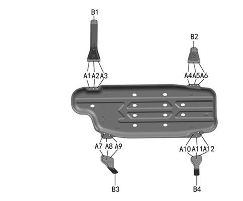 Nissan Patrol Y62 Tank nhiên liệu Skid Plate Bảo vệ dưới thân xe cho hiệu suất off-road
