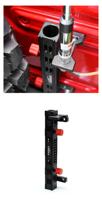 323X78X86mm Khẳng Anodized Tail Gate Flagpole Bracket cho Jeep Wrangler đa chức năng