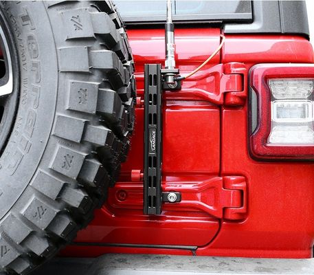 323X78X86mm Khẳng Anodized Tail Gate Flagpole Bracket cho Jeep Wrangler đa chức năng