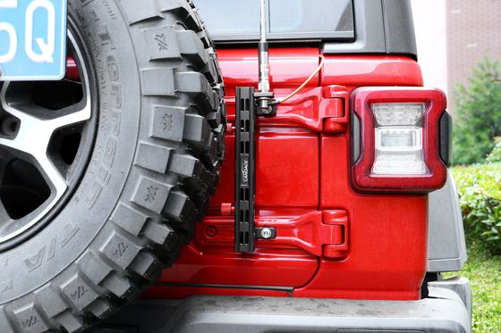 323X78X86mm Kích thước nhôm hợp kim Tailgate ăng-ten cờ cầm cho phụ kiện Jeep Wrangler