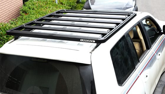 LC150 LC200 LC300 Toyota Roof Rack với nền tảng nhôm đen và lớp phủ bột