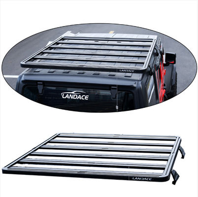 189x122x30 Akzo Nobel bột phủ nhôm mái nhà rack cho Jeep Wrangler 4x4 màu đen