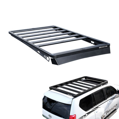 BLACK bột phủ ngoài đường ô tô mái nhà racks cho Toyota Prado LC 150 nhôm