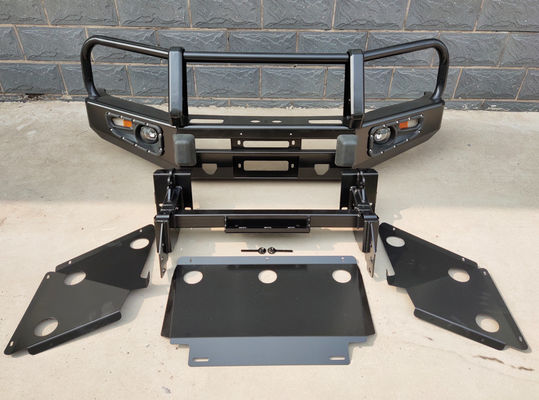 Off-road Winch Bull Bar Bảng đệm phía trước với đèn LED và khay gắn Toyota Tocama