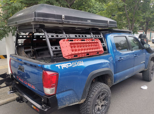 Off-road Winch Bull Bar Bảng đệm phía trước với đèn LED và khay gắn Toyota Tocama