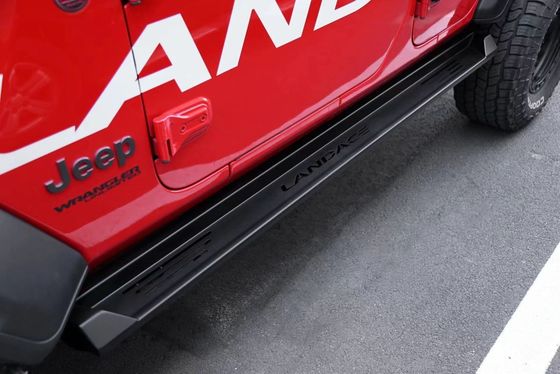 Jeep Wrangler JL JK Side Step Pedal Running Board với lớp phủ bột hợp kim nhôm