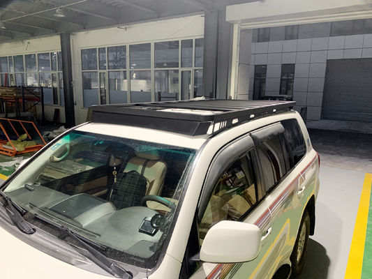 Đồng nhôm màu đen phổ quát TOYOTA LAND CRUISER LC200 Thang xe dài với mái nhà mặt trời