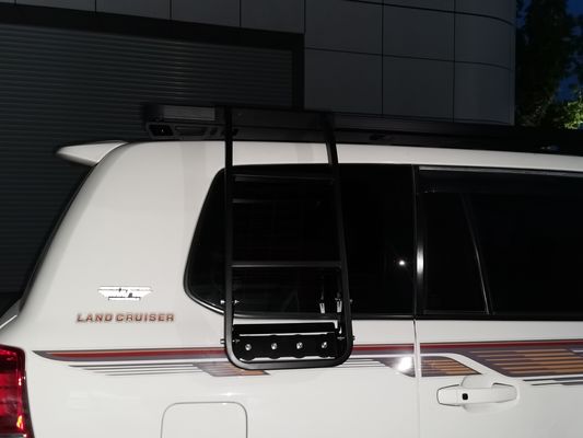 Đồng nhôm màu đen phổ quát TOYOTA LAND CRUISER LC200 Thang xe dài với mái nhà mặt trời