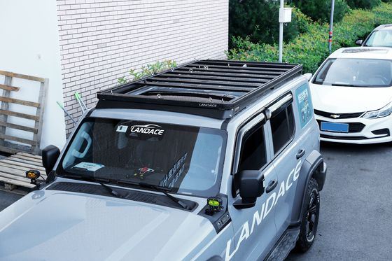 Off Road Power Coating Roof Rack Luggage Gear Bracket Platform cho xe tăng 300 hạng nặng