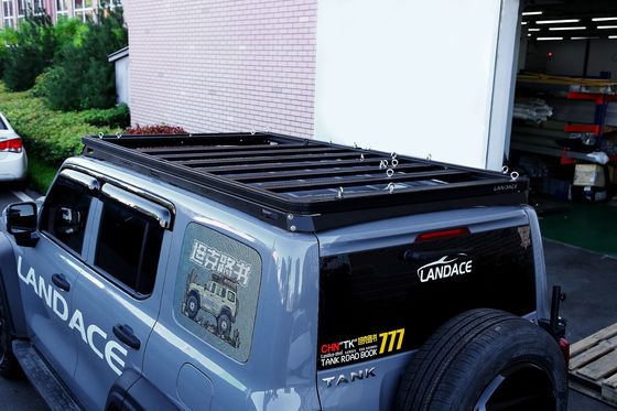 Off Road Power Coating Roof Rack Luggage Gear Bracket Platform cho xe tăng 300 hạng nặng