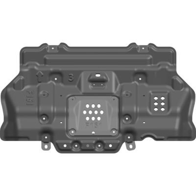 Đĩa giáp dưới thân xe 4 * 4 Off-Road tùy chỉnh cho Toyota Prado LC150 trong hợp kim nhôm