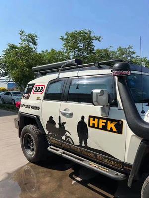 High- 4WD Black Powder Coating Aluminum Road Shower cho Trại Cắm trại Dịch vụ OEM được chấp nhận