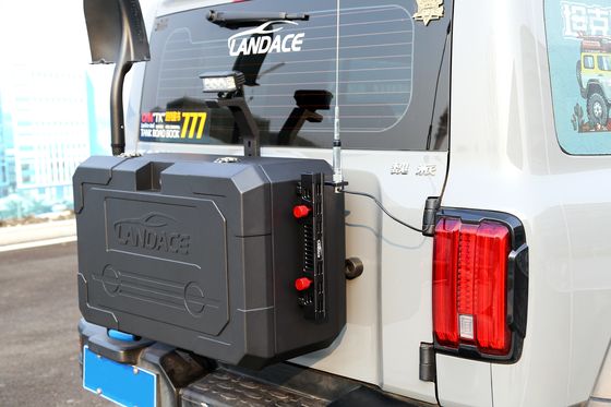 Hộp lưu trữ cửa sau nhôm ngoài đường tùy chỉnh kích thước cho xe tăng JEEP Wrangler 300