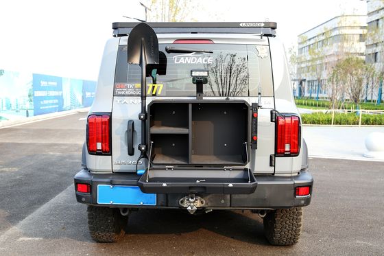 Hộp lưu trữ cửa sau nhôm ngoài đường tùy chỉnh kích thước cho xe tăng JEEP Wrangler 300