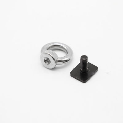 Đen bột phủ CNC mái nhà giá đỡ với thiết kế độc đáo và thép không gỉ Eyebolt Eye Nut