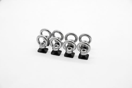 Đen bột phủ CNC mái nhà giá đỡ với thiết kế độc đáo và thép không gỉ Eyebolt Eye Nut