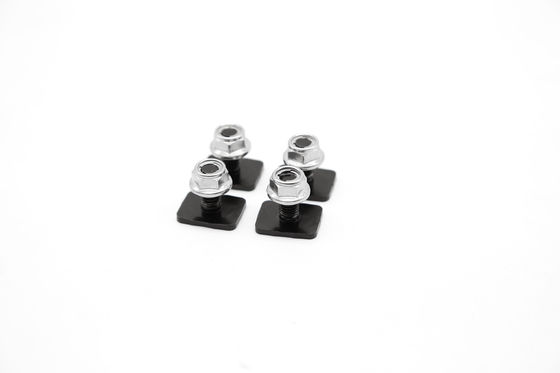 Đen bột phủ CNC mái nhà giá đỡ với thiết kế độc đáo và thép không gỉ Eyebolt Eye Nut