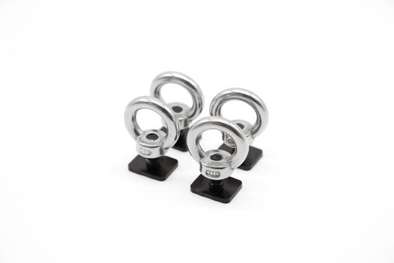 Đen bột phủ CNC mái nhà giá đỡ với thiết kế độc đáo và thép không gỉ Eyebolt Eye Nut