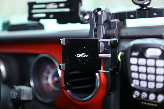 Quá trình CNC Máy kim loại nhôm trung tâm Console Bracket Gopro Holder cho Jeep Wrangler