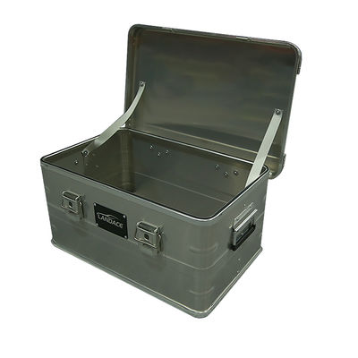 600 * 400 * 300mm Anodized Aluminium Alloy Outdoor Hiking Storage Box cho Vintage Glamping