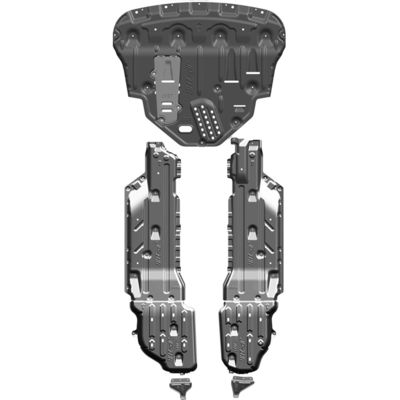 2022 Jeep Commander 4x4 Slide Plate và Transmission Guard để bảo vệ dưới thân xe