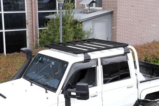 4x4 Top Roof Rail Rack Cover Cargo Carrie Alloy nhôm phẳng LC79 Xe ô tô gác mái cho Toyota