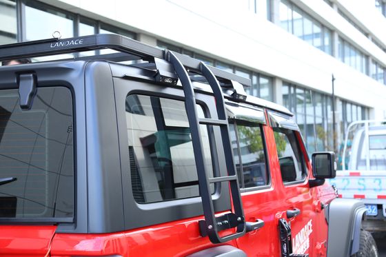 Tùy chỉnh phù hợp 833 * 400 * 261 mm thang mái xe hơi nhôm cho 18-23 Wrangler Rubicon Jeep