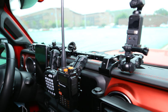 Screen Rotating Holder Screen Swivel Mount Bracket Center Console Bracket xe ô tô điện thoại di động đứng cho Jeep Wrangler