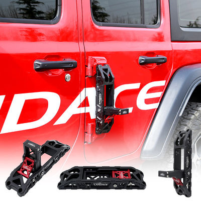 Pedal chân xe hơi gấp cho Jeep Wrangler JL JK Anodizing Aluminium Alloy CNC khắc