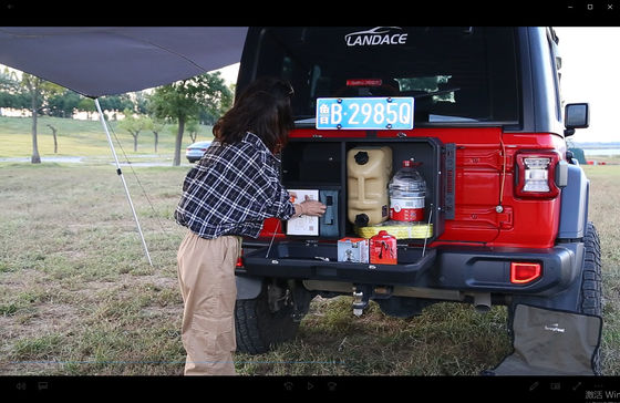 Jeep JL Hộp lưu trữ cửa sau cho nâng cấp và sửa đổi ngoài đường cho Wrangler JK