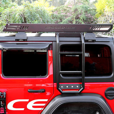 Jeep Wrangler JL JK Roof Rack Tray với khung gió và hỗn hợp nhôm hỗn hợp hành lý