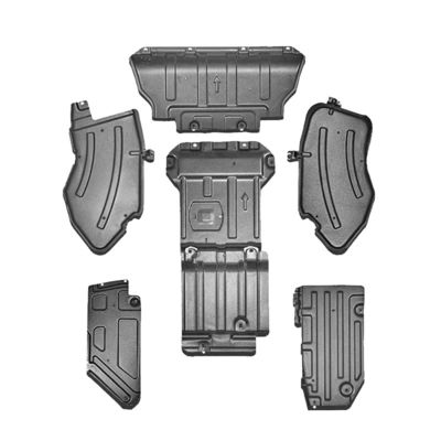 Cao dưới nắp động cơ bùn vòm bảo vệ tấm trượt cho Jeep Wrangler JL JK 2013-2017