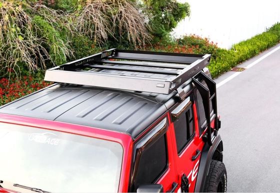 4x4 xe ô tô mái nhà rack giỏ cho 18-23 Wrangler Rubicon Jeep Thép Aluminium Xây dựng