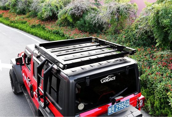 4x4 xe ô tô mái nhà rack giỏ cho 18-23 Wrangler Rubicon Jeep Thép Aluminium Xây dựng