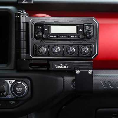 Black 4 Gang Car Switch Panel cho Jeep Wrangle JL Hệ thống Relay Điện tử 12V Voltage