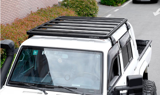 Đen Akzo Nobel bột phủ Universal Roof Rack Basket 4x4 nhôm hợp kim mái