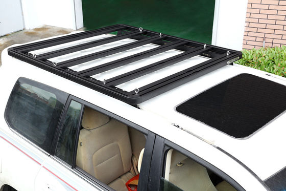 1889 * 1225mm Anodic Oxidated Surface Steel Aluminum Black Roof Rack cho Y60 SUV Car Bar 4x4