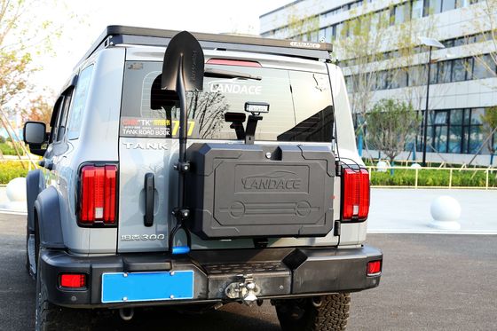 WEY TANK 300 Cửa sau bên ngoài Lưu trữ hộp túi nhôm hợp kim Jeep phù hợp Trọng lượng ròng 13,4kg