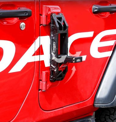 JEEP tương thích Đen Anodized chân chân cho dễ dàng lắp đặt trên cửa leo