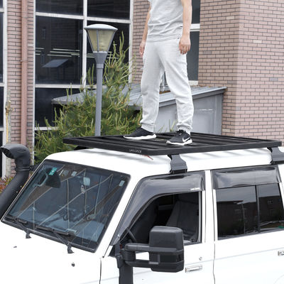 Thang mái thép đen Thang mái cho Toyota Land Cruiser LC79 SUV Fj Cruiser và Prado