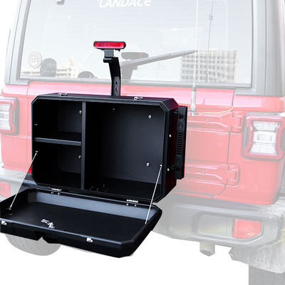 Đồng nhôm Jeep cửa sau bên ngoài hộp lưu trữ cho Wrangler JL JK Trọng lượng ròng 13,4kg