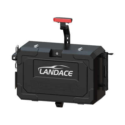 Bảng mở rộng cửa cửa sau Lắp đặt phía sau Hộp dụng cụ lưu trữ nhôm cho Jeep