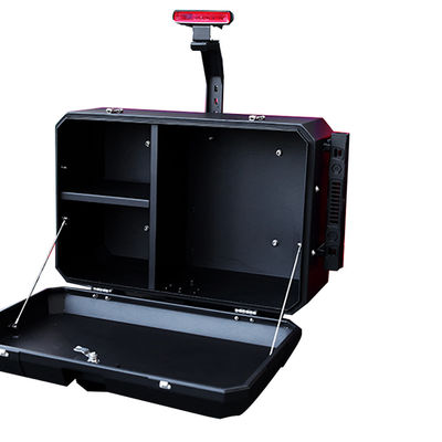 Bảng mở rộng cửa cửa sau Lắp đặt phía sau Hộp dụng cụ lưu trữ nhôm cho Jeep