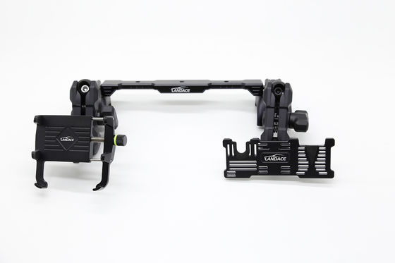 Multi-Mount Dash Phone Holder + GoPro Mount với đường sắt trượt nhôm, góc linh hoạt cho Jeep Wrangler 2018-2022