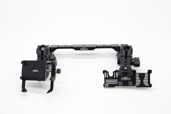 Multi-Mount Dash Phone Holder + GoPro Mount với đường sắt trượt nhôm, góc linh hoạt cho Jeep Wrangler 2018-2022