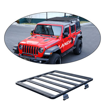Thiết lập nhanh chóng và dễ dàng Đen 4x4 Aluminium Alloy Roof Rack cho Jeep Wrangler JL