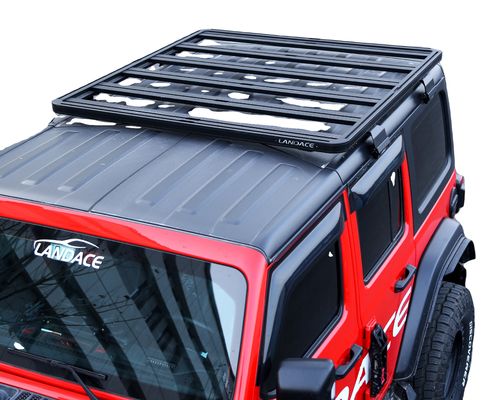 Thiết lập nhanh chóng và dễ dàng Đen 4x4 Aluminium Alloy Roof Rack cho Jeep Wrangler JL